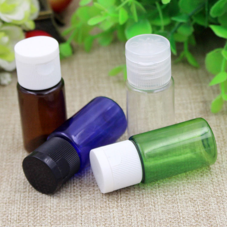 10ML Plastic PET Bottle With flip top cap In Stock